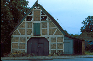 Fachwerk-Scheune in Moorburg