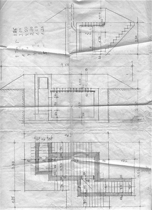 Skizze für den Bunker