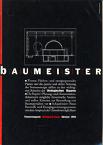 Baumeister-Themenmagazin, Oktober 1996