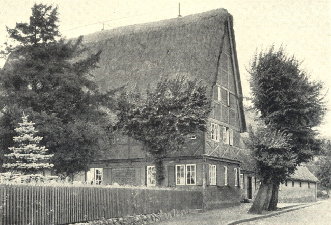 Wohnteil des Röperhofs, Foto vor 1927
